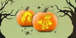 D23 Halloween Hullabaloo Pumpkin Stencils - D23