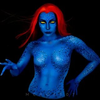 Mystique Body paint by mcroft07 on DeviantArt