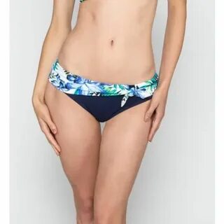 Coco Reef Swim Knotted Bathing Suit Bottoms. Color navy blue