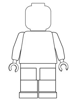 Lego Man Coloring Page Blank Lego coloring pages, Lego birth