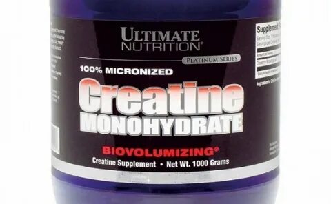 Creatine Monohydrate (Ultimate Nutrition): состав, инструкци