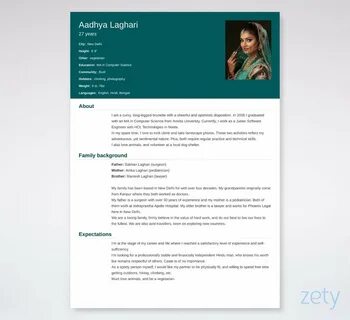 Biodata Format for Marriage & Job Download MS Word Form