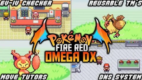 Completed Pokemon Fire Red Omega DX - Updated Rom With DNS S