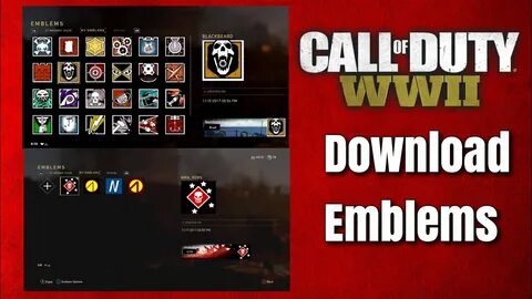 How To Download Emblems On COD: WW2! - YouTube