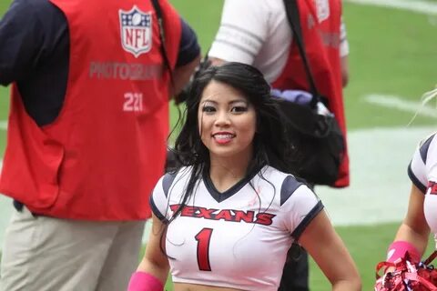 Houston Texans Cheerleader Duyen. I think she was the only. 