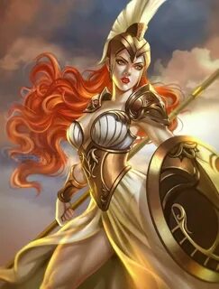 Pin de Oscar Howells en Warriors Female Characters Atenea mi