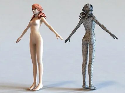 FFXIII Oerba Dia Vanille Nude 3d model Object files free dow