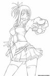 Lucy lineart by DutchLion Anime lineart, Fairy tail art, Lio