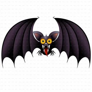 Cartoon Halloween Bat Clipart - Large Size Png Image - PikPn