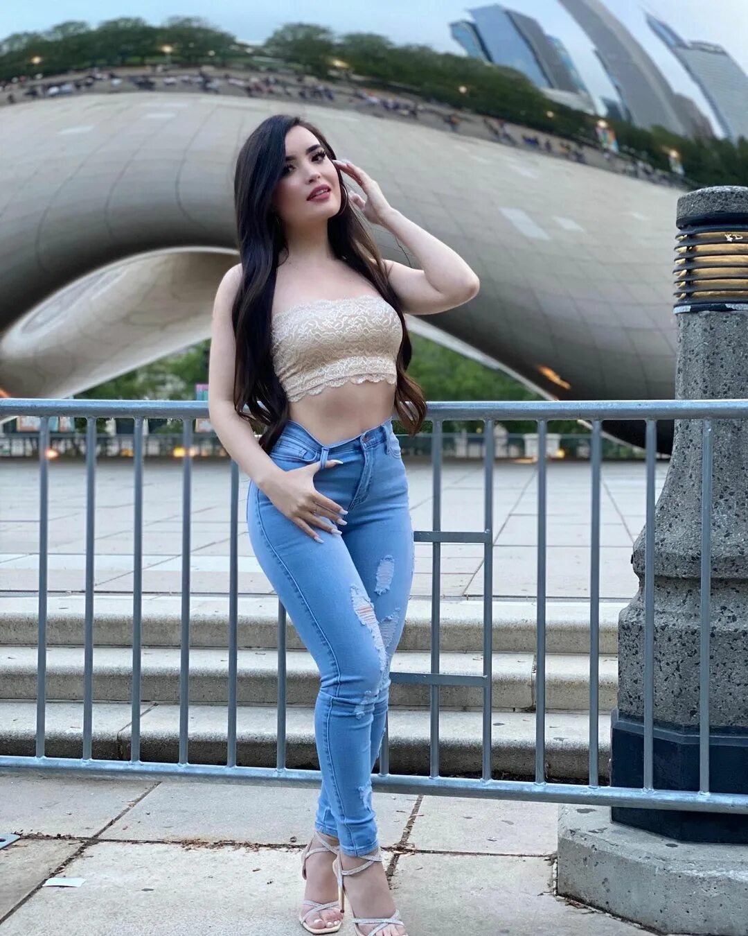 ❤ 👑 Yanet Gutierrez 👑 ❤ в Instagram: "Blue Jeans 💙 Visitando #chica...