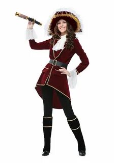 Women's Captain Hook Costume Captain hook costume, Pirate ha