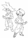 Dragon Ball Z Trunks Drawing at PaintingValley.com Explore c