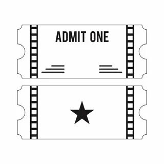 free printable admit one ticket templates blank downloadable