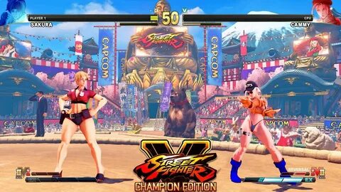Street Fighter V CE Sakura vs Cammy PC Mod