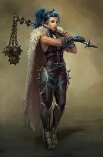 Image result for female human barbarian pathfinder Warrior w