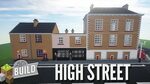 Minecraft: High Street Shops & Bridge - Let's Build Showcase