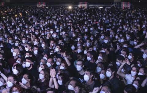 Two-thirds of music fans in favour of vaccine or mask mandates at concerts.