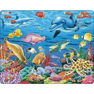 Larsen Puzzles Coral Reef Children's Educational Jigsaw Puzz