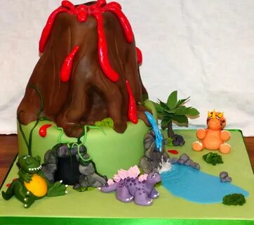 Rainbow Volcano cake - The Bluebell Bakery Volcano cake, Cak