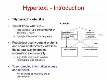 The W W W: History, Hypertext - ppt download