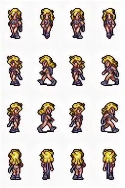 Chrono Trigger:Ayla - Character Sprites - Game Dev Unlimited