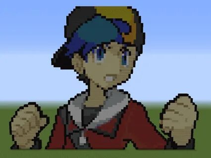 Pixel Pokemon Trainer Gold Sprite / Red Sprite by anonymousg