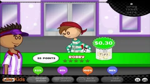 Papa's freezeria : Cool Math Game, Day 6 - become a Cashier 