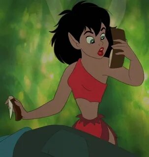 Crysta from FernGully, 20th Century Fox Animation film, Disn