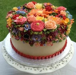 27 нежных тортов усеянных цветами - вкусный способ встретить
