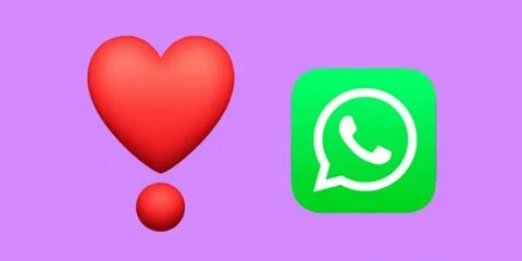 🥇 ▷ WhatsApp: сердце смайликов с красным кружком можно испол
