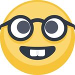🤓 Nerd Face Emoji on Facebook 2.1