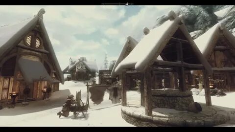 Скачать Elder Scrolls 5: Skyrim "Улучшение деревни Скаалов" 