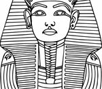 Coloring Egyptian Sarcophagus Pharaoh Drawing Getdrawings An
