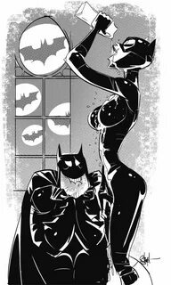 Batman and Catwoman by Otto Schmidt Otto schmidt, Batman and
