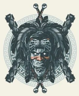 Jaguar Warrior by Andrey Krasnov Aztec art, Illustration art