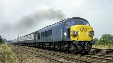 File:BR Class 45 on passenger train at Loughborough, July 19