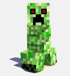 Minecraft Creeper, Creeper, трава, 3D-моделирование png PNGE