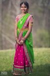 Half saree function, Half saree designs, Half saree