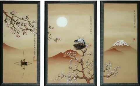 Japanese framed pictures