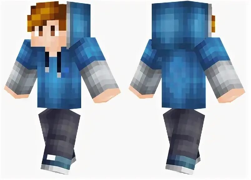 Casual Blue Minecraft Skin