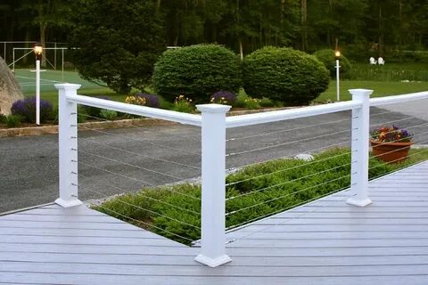 Deck Railing Photo Gallery - Stainless Steel Cable Railing F