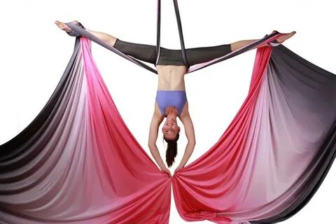 Ombre Aerial Silks Set with All Hardware Uplift Active