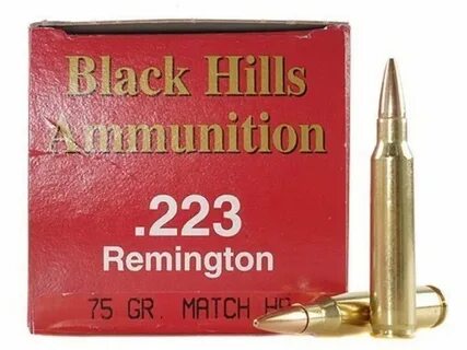 Black Hills Ammo 223 Remington 75 Grain Match Hollow Point B