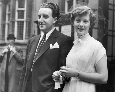 Peter Sellers and Anne Howe on their wedding day, 15th Septe