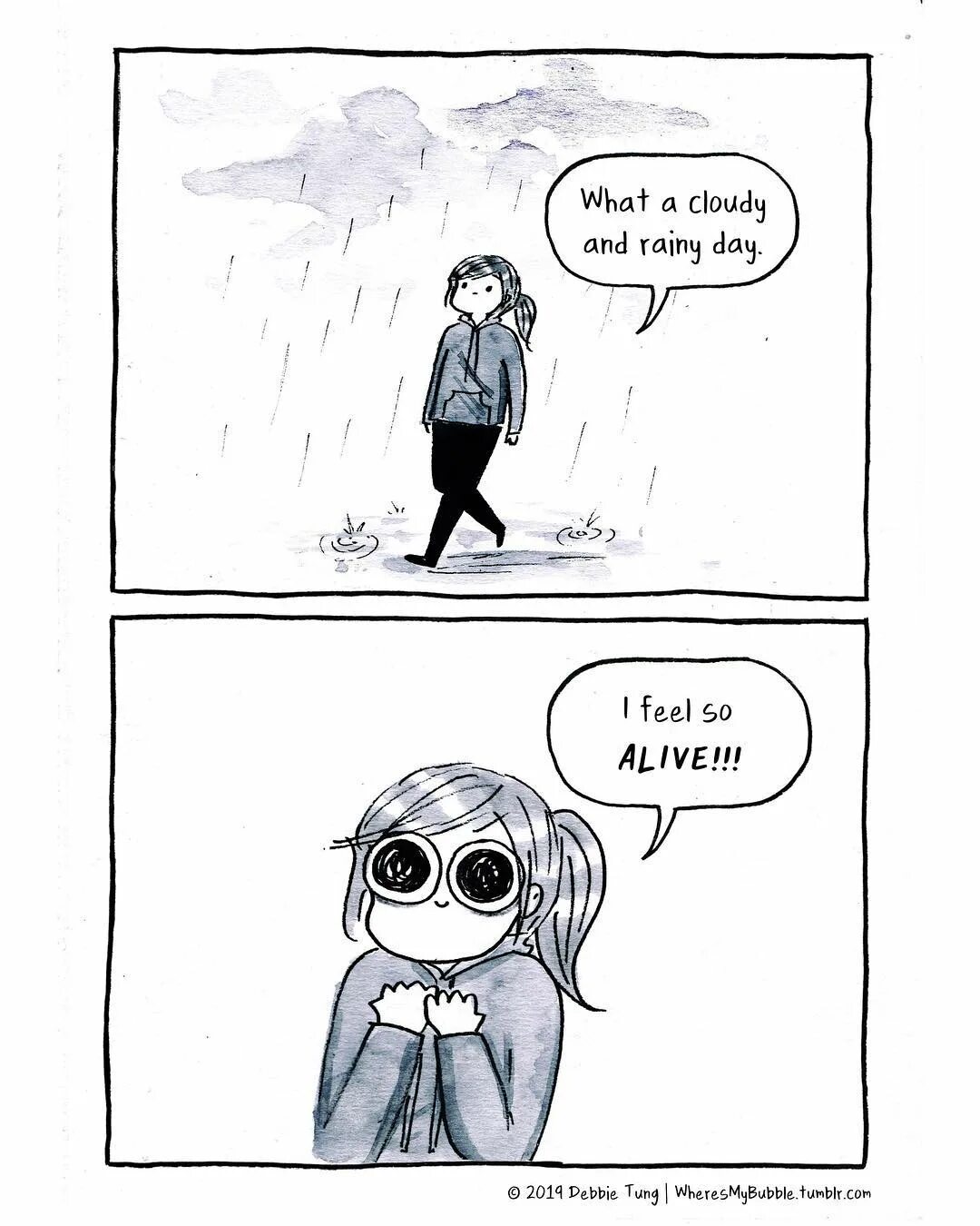 a rainy day and I don’t really mind...#comics #introvert #weekend #infj #ar...