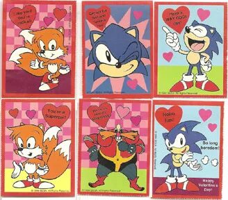 Vintage Sonic Valentine Cards - Sonic District