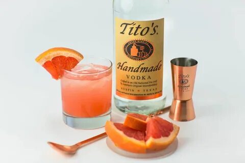 Tito S Greyhound Recipe Titos Vodka Recipes Vodka Fruity Cocktails.