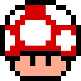 Download Super Mario - Mushroom - Pixel Mario Mushroom Gif -