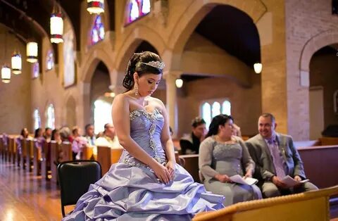 Quinceanera mass, church, celebrating quince anos, dallas qu