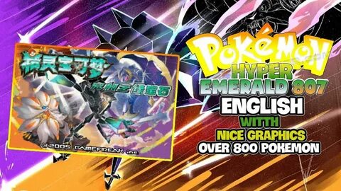 Pokemon Hyper Emerald 807 v2 English - NEW GAME with over 80